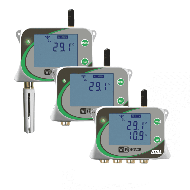 Afbeelding van AWP-T draadloze temperatuurdatalogger met WiFi communicatie